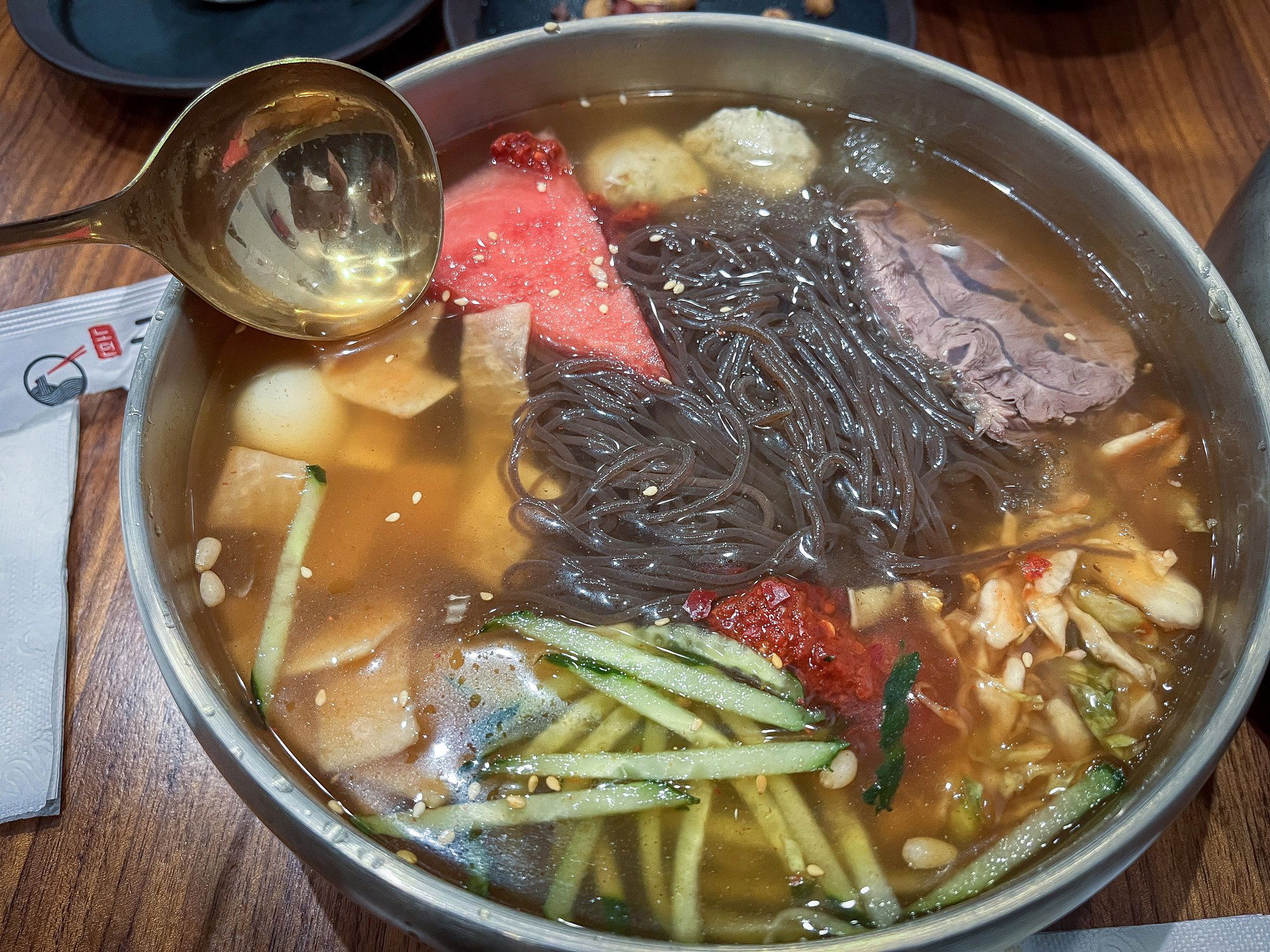 Guk Su Jip 국수집 北方面家 - Cold Korean Noodle Naengmyeon (냉면), Restaurant in New York City