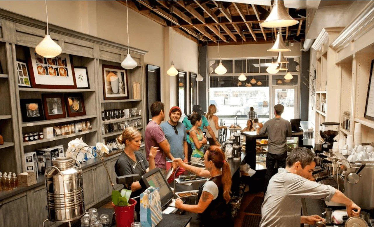 Caffe Luxxe restaurant in Santa Monica, United States