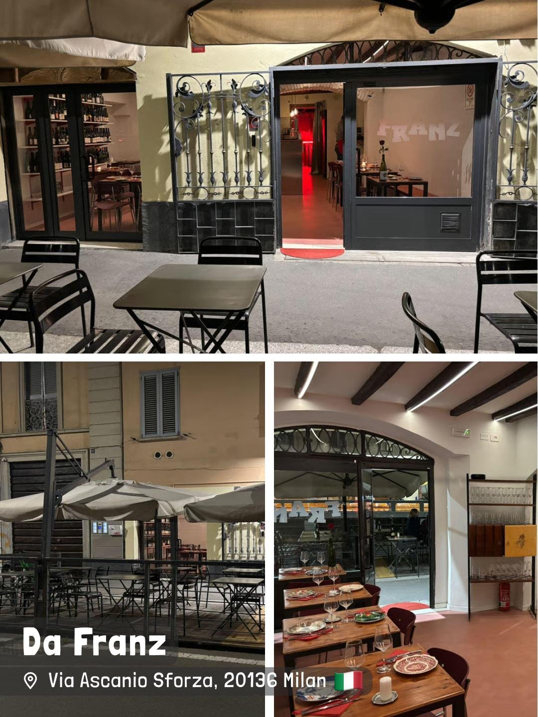 Da Franz, Restaurant in Milan