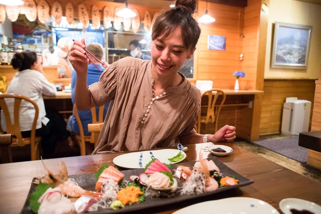 Syokusai Hirafu (食彩 比羅夫) restaurant in Kutchan, Japan