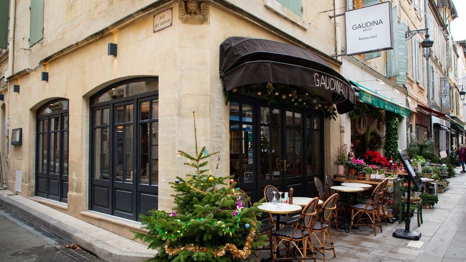 Gaudina restaurant in Arles, France