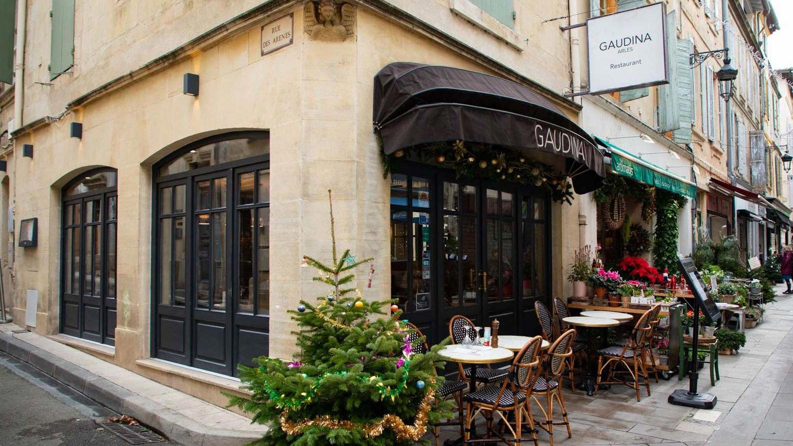 Gaudina restaurant in Arles, France