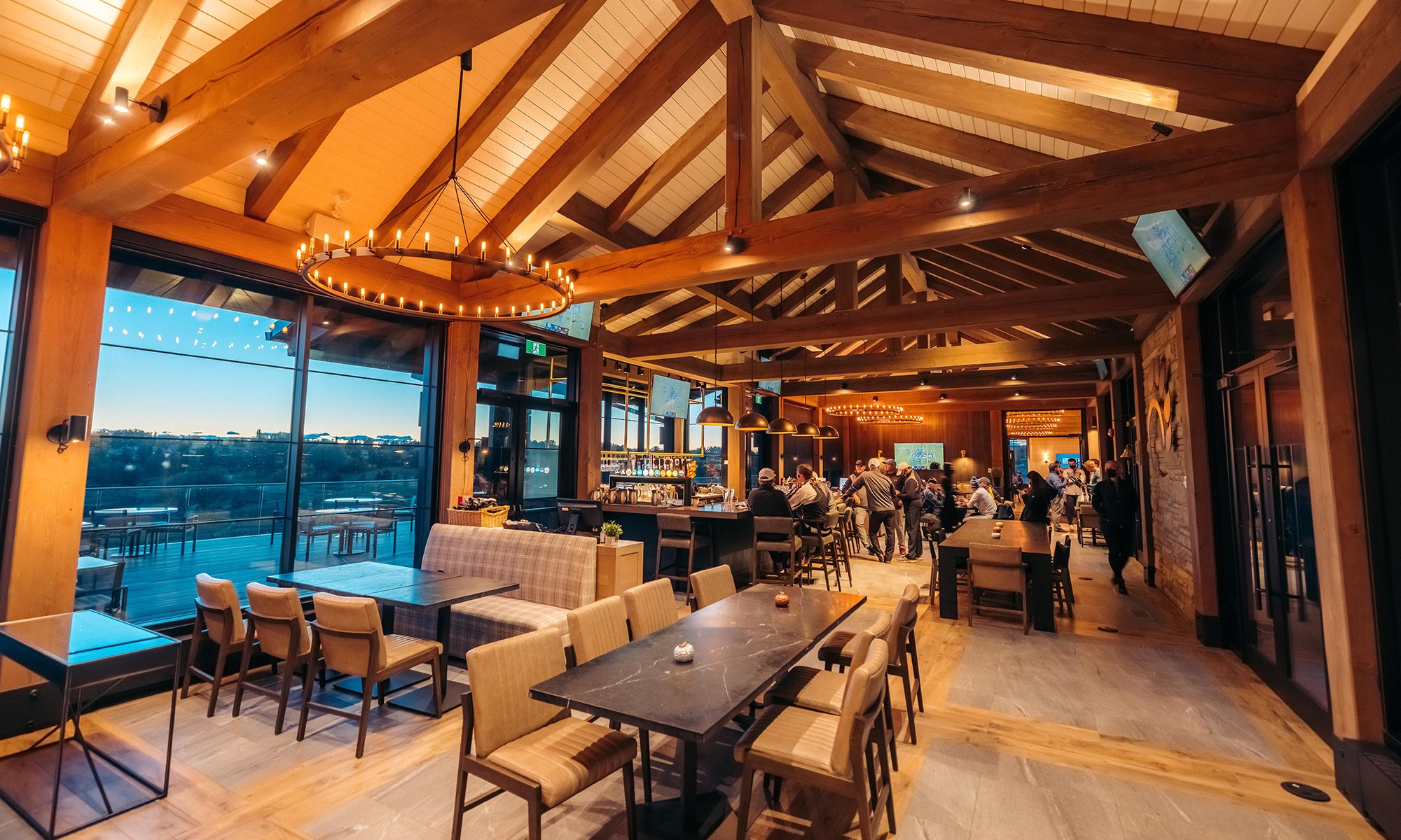 Bearspaw Golf Club restaurant in Calgary, Canada