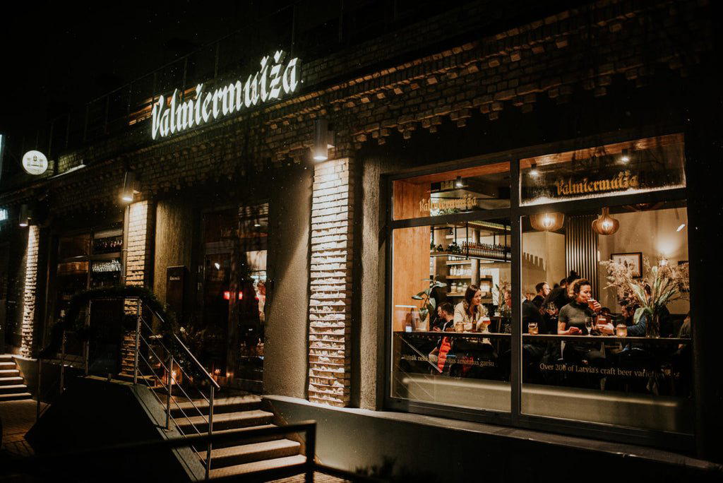 Valmiermuiža Craft Brewery restaurant in Riga, Latvia