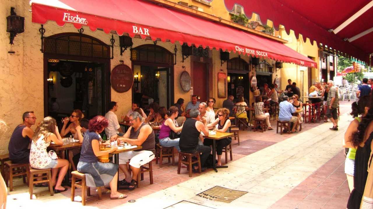 René socca restaurant in Nice, France