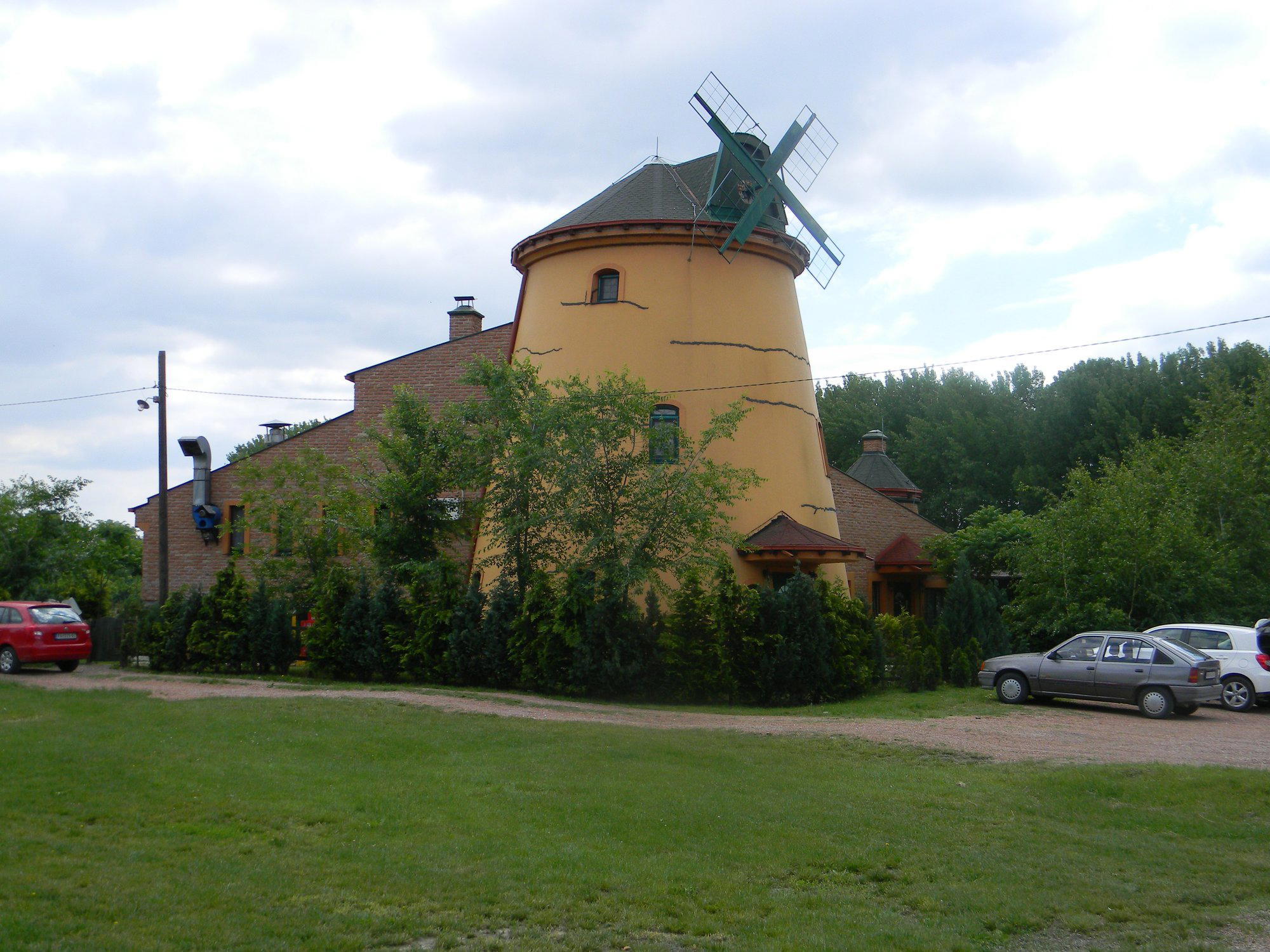 Windmill restaurant in Pancevo, Serbia