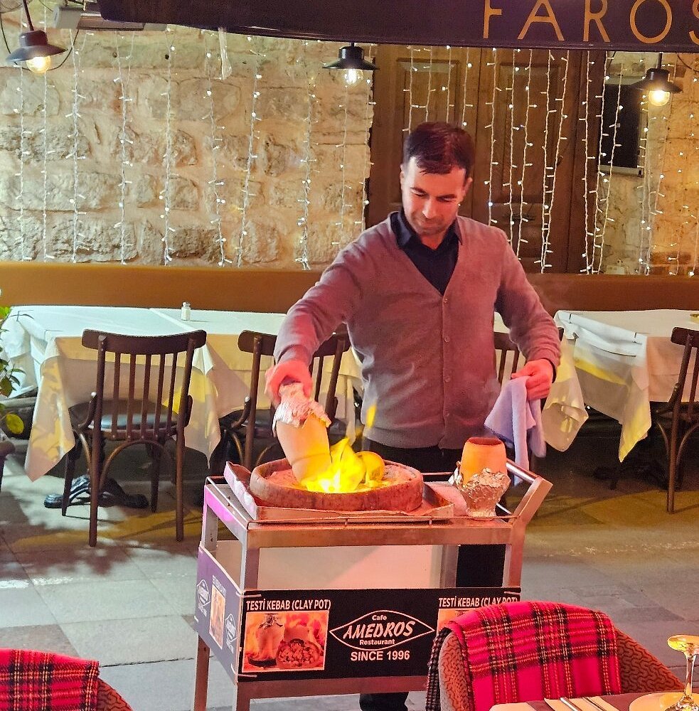 Cafe Amedros restaurant in Fatih, Turkey