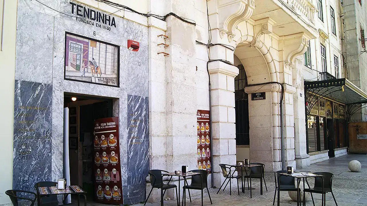 A Tendinha do Rossio restaurant in Lisbon, Portugal