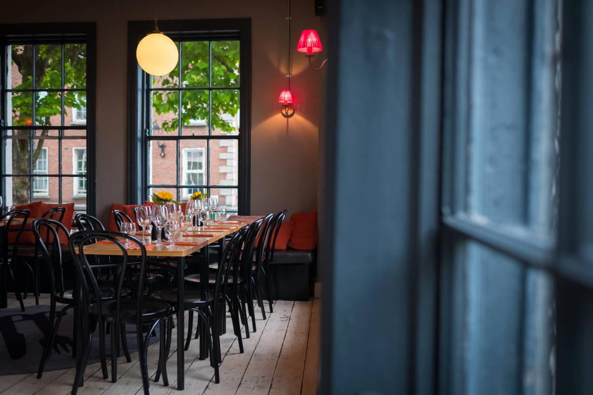 The Woollen Mills restaurant in Dublin, Ireland