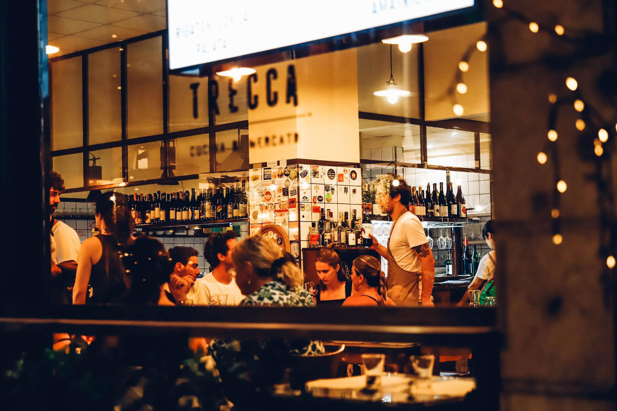 Trecca restaurant in Rome, Italy