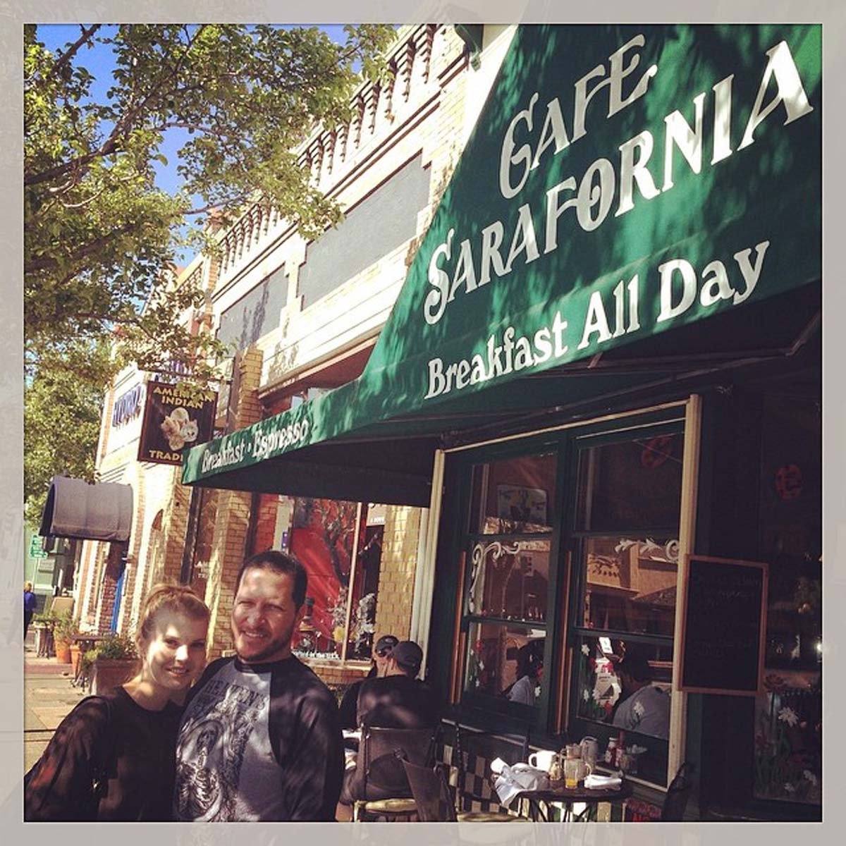 Café Sarafornia restaurant in Calistoga, United States