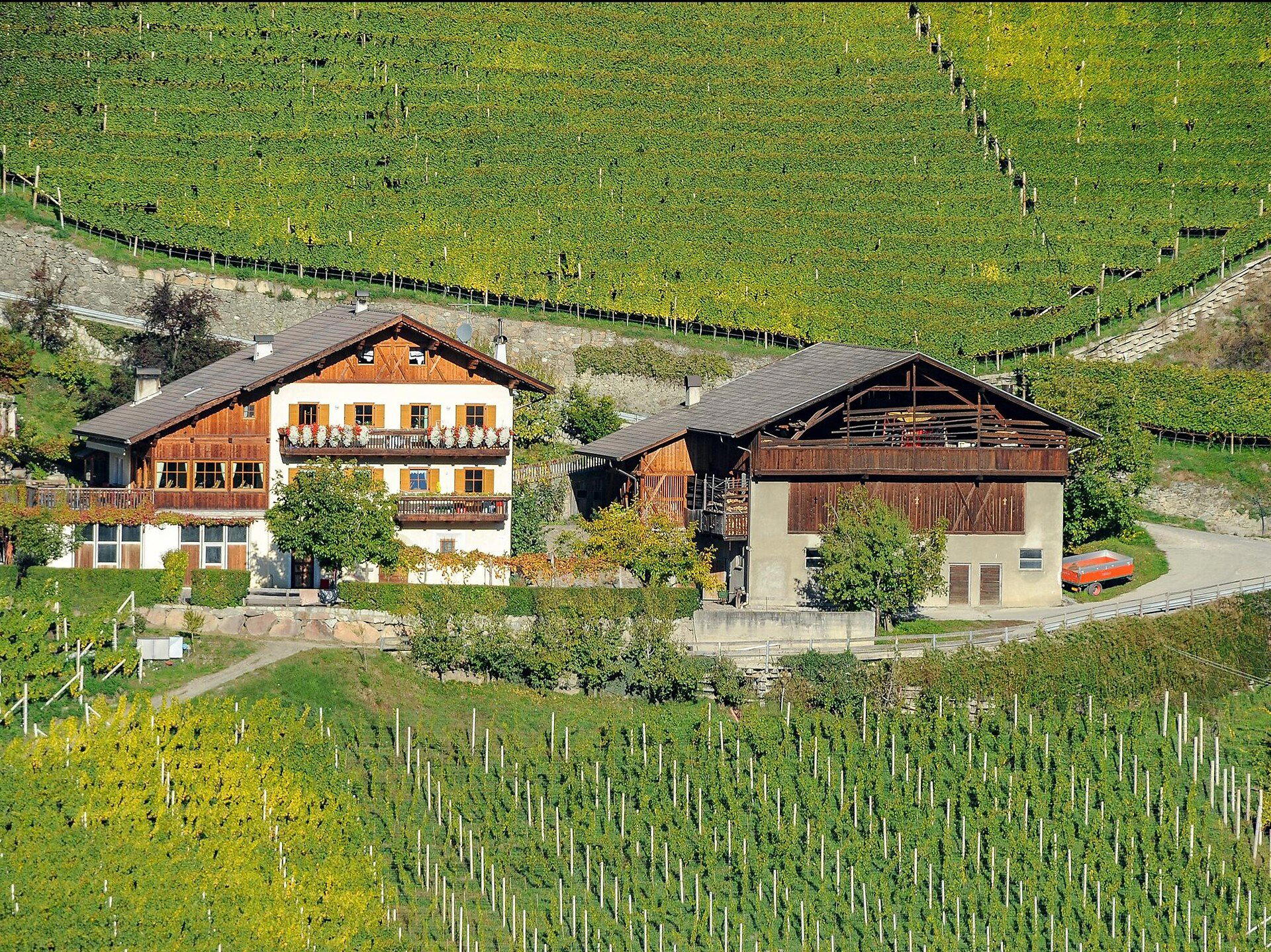 Oberpartegger restaurant in Villanders, Italy