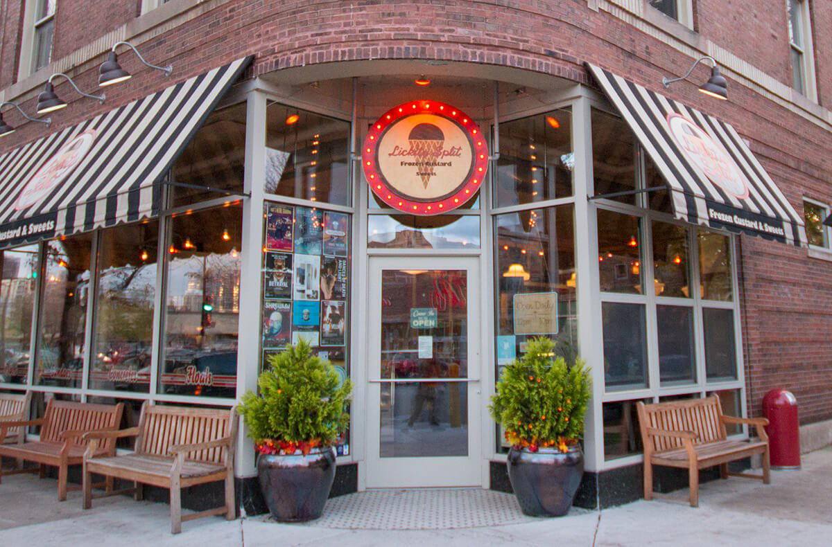 Lickity Split Frozen Custard & Sweets restaurant in Chicago, United States