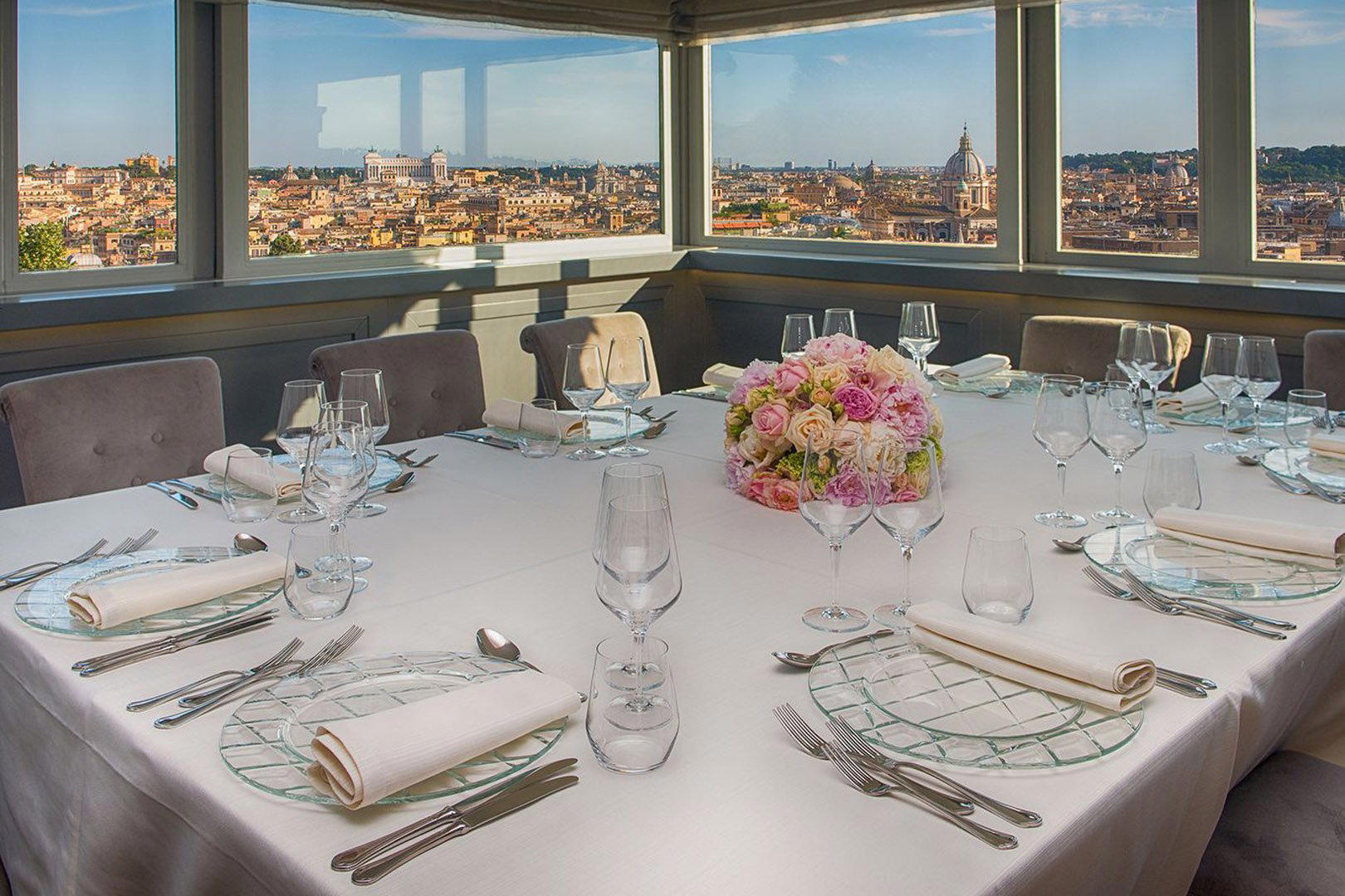 Casina Valadier restaurant in Rome, Italy