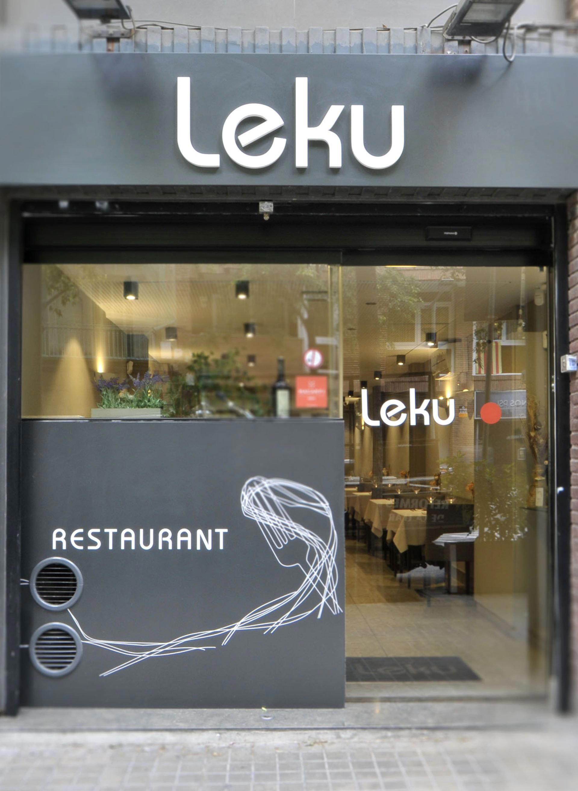Leku restaurant in Barcelona, Spain