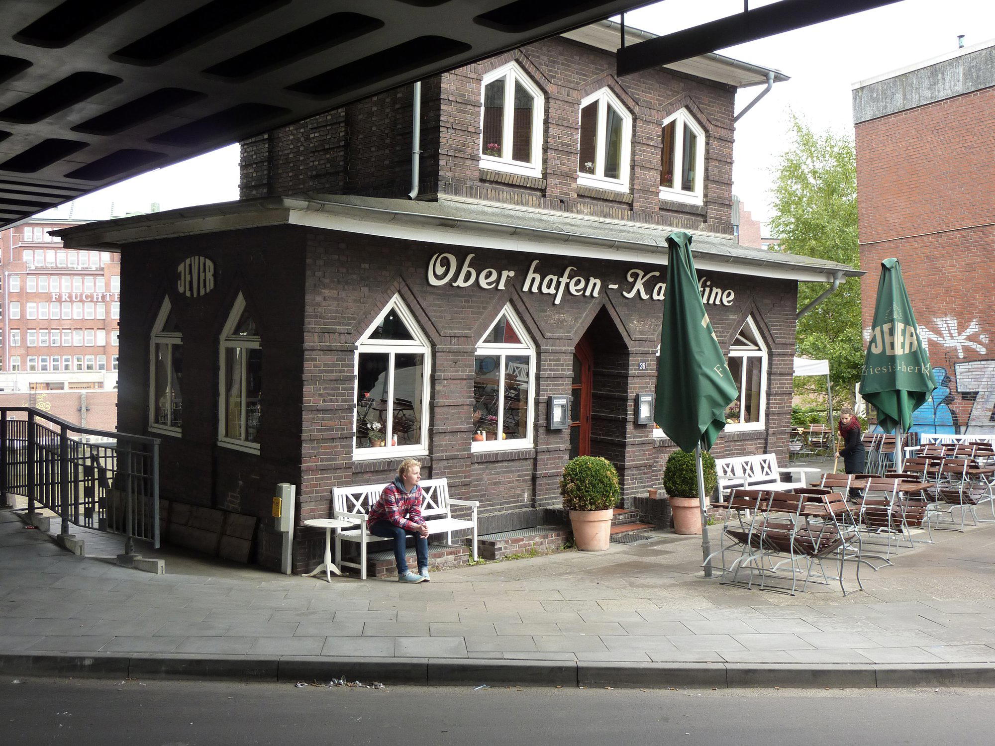 Oberhafen-Kantine restaurant in Hamburg, Germany