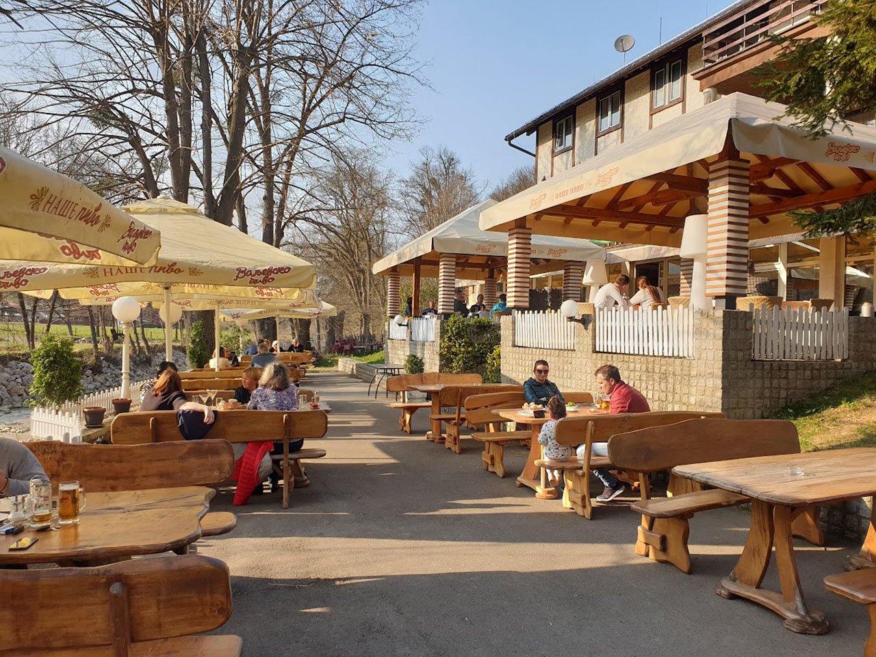 Lovački dom restaurant in Valjevo, Serbia