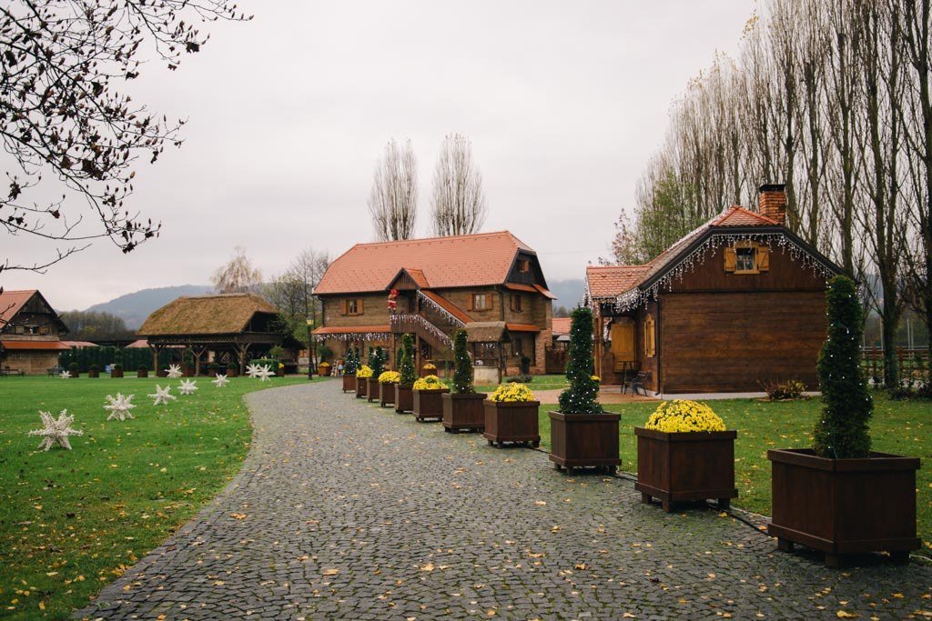 Ethno farm Mirnovec restaurant in Samobor, Croatia