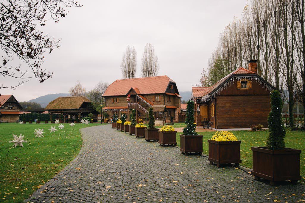 Ethno farm Mirnovec restaurant in Samobor, Croatia