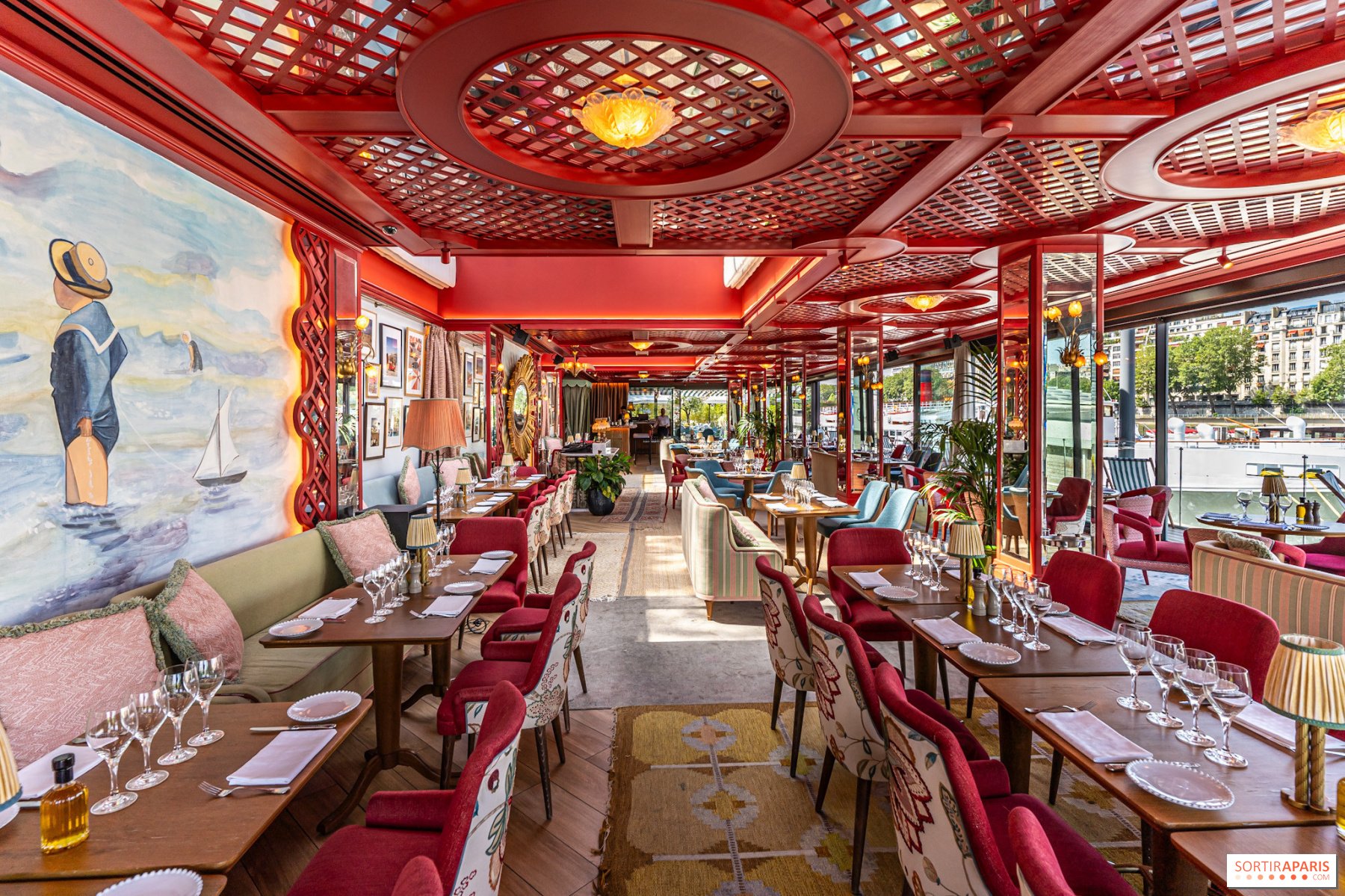 La Plage Parisienne restaurant in Paris, France