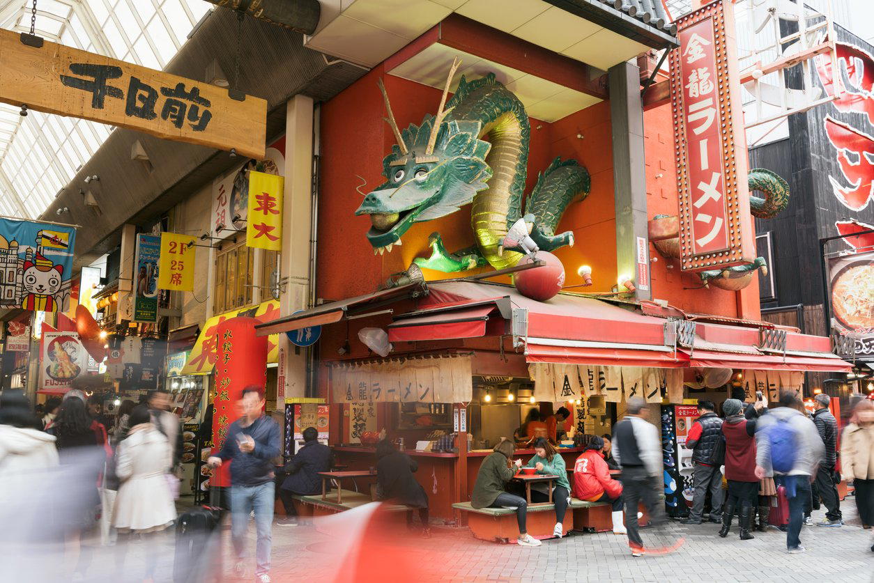 Dotonburi restaurant in Tokyo, Japan
