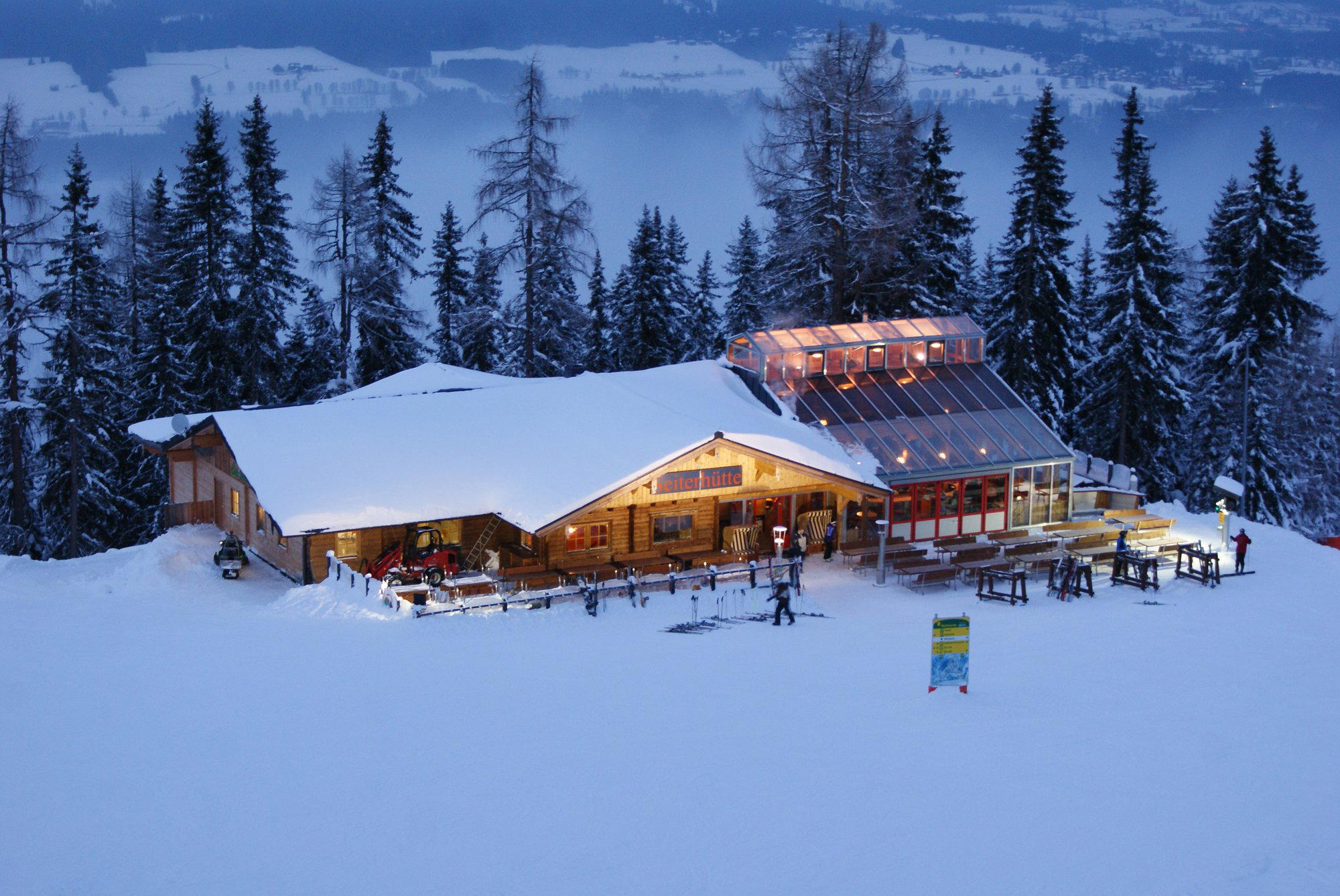 Seiterhütte restaurant in Schladming, Austria