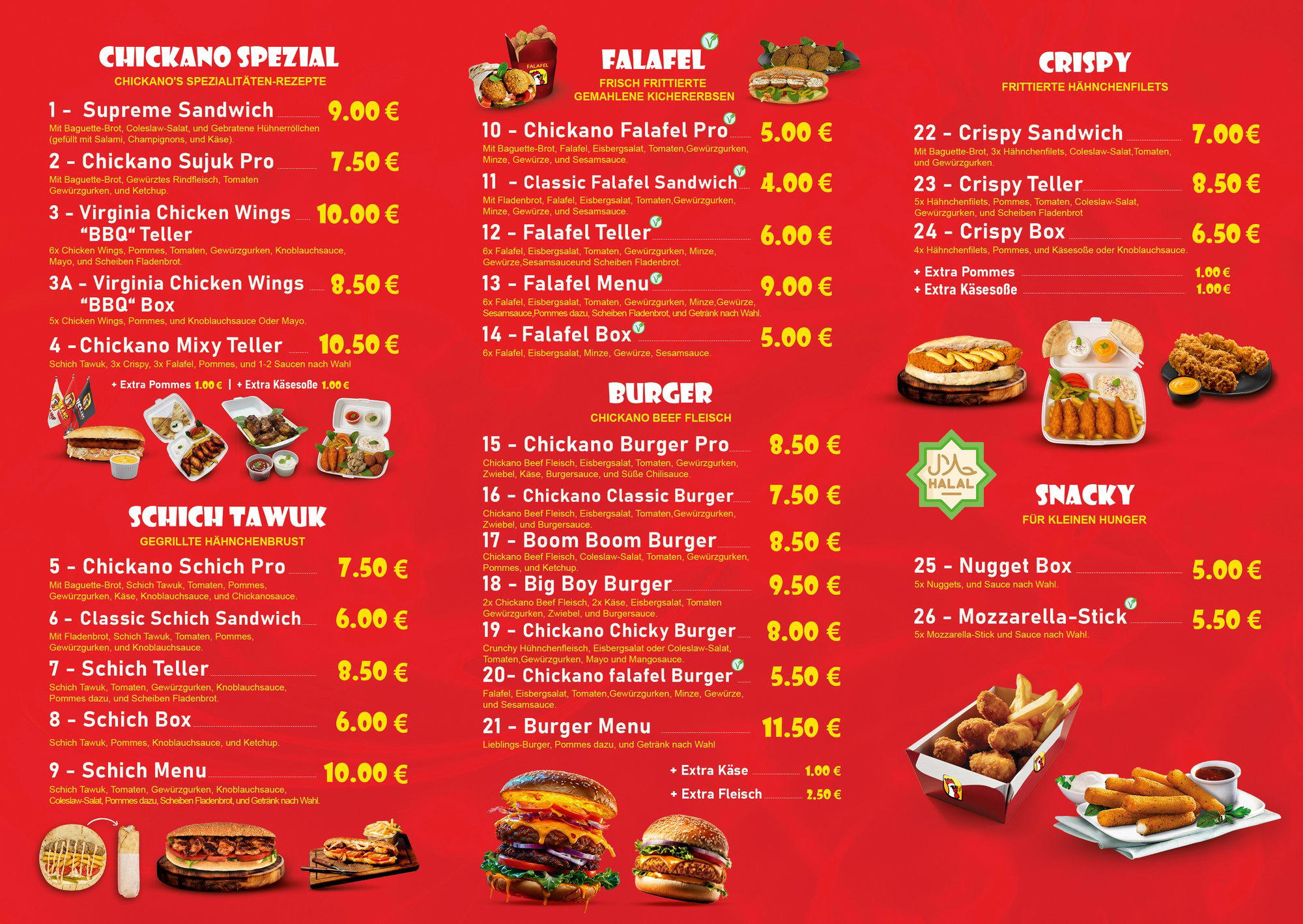 Chickano Imbiss restaurant in Magdeburg