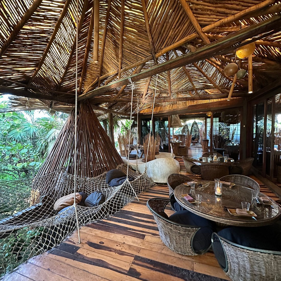 Tseen Ja restaurant in Tulum, Mexico