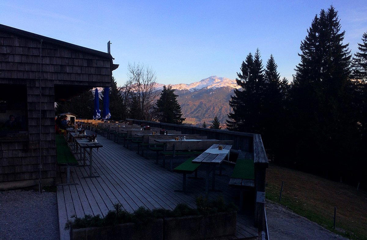 Rumer Alm restaurant in Rum, Austria