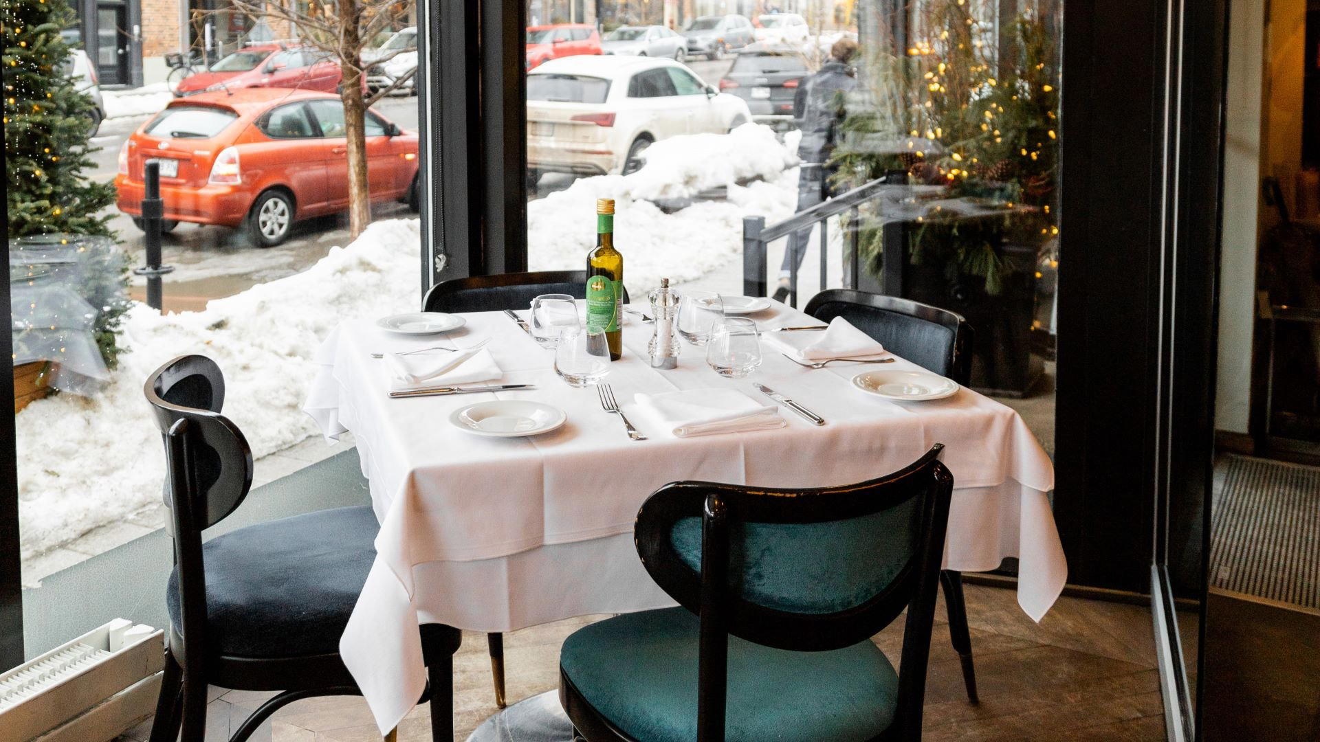 Il Pagliaccio restaurant in Montréal, Canada