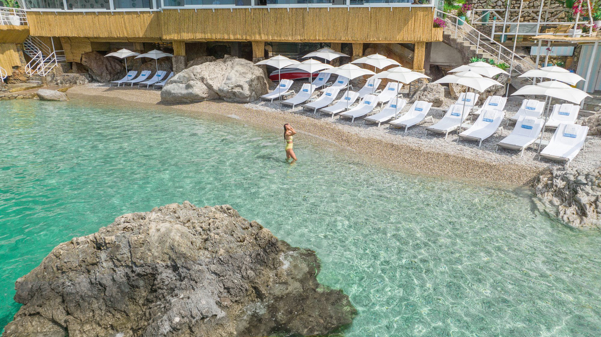 La Palma Beach Club, Restaurant in Capri