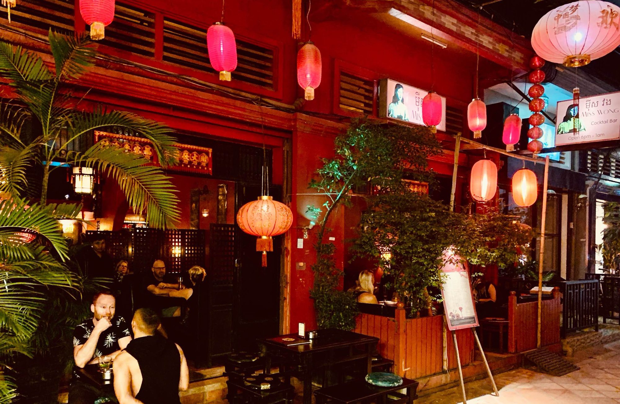 Miss Wong restaurant in Sala Kamreuk Sangkat, Cambodia