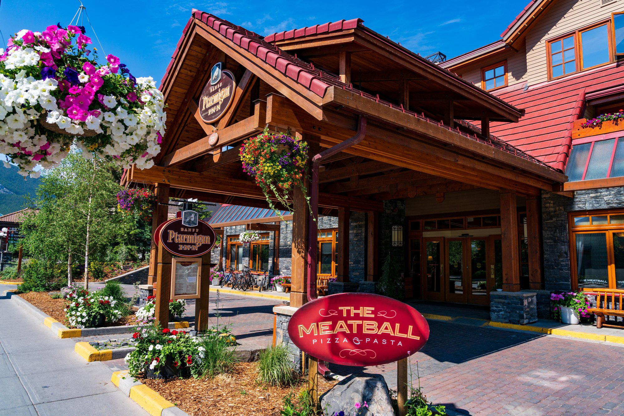 The Meatball Pizza & Pasta restaurant in Banff, Canada