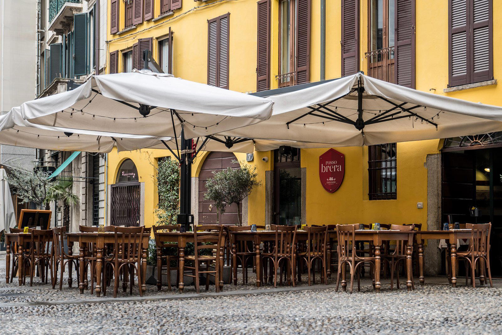 Rosso Brera restaurant in Milan, Italy