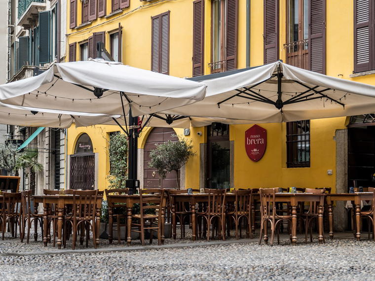 Rosso Brera, Milan, Italy