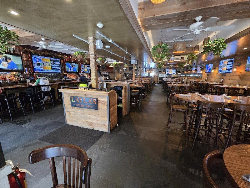 Layla's American Tavern restaurant in South Boston, United States