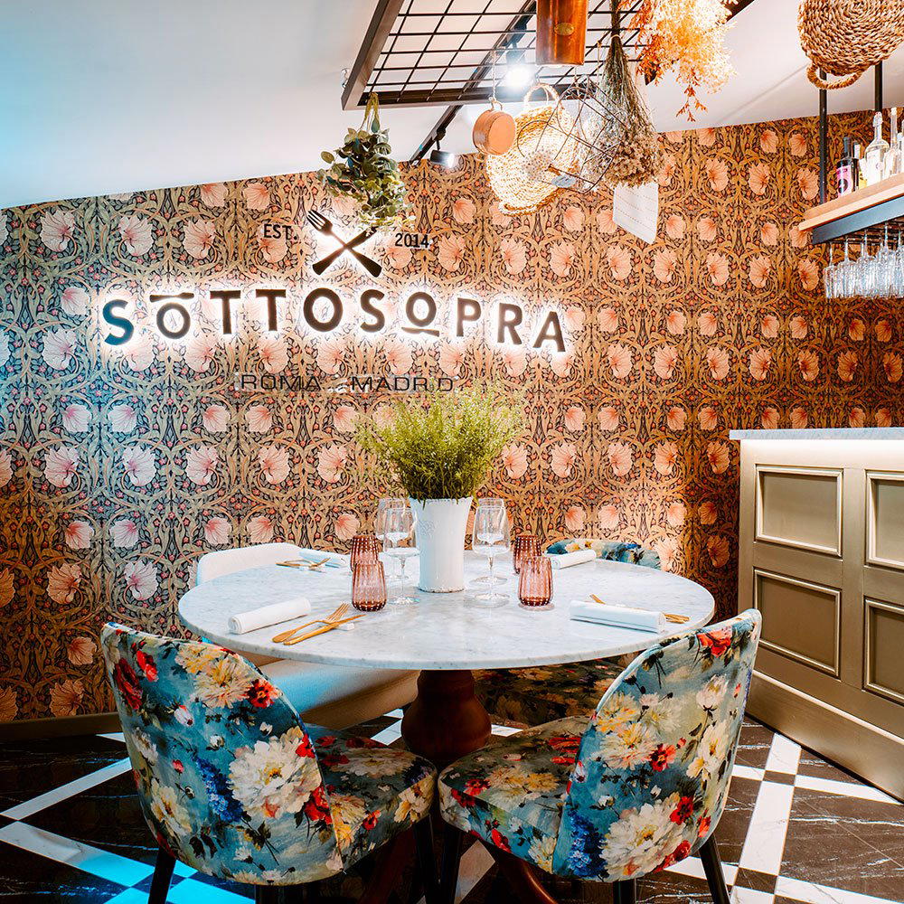 Sottosopra Trastevere restaurant in Rome, Italy