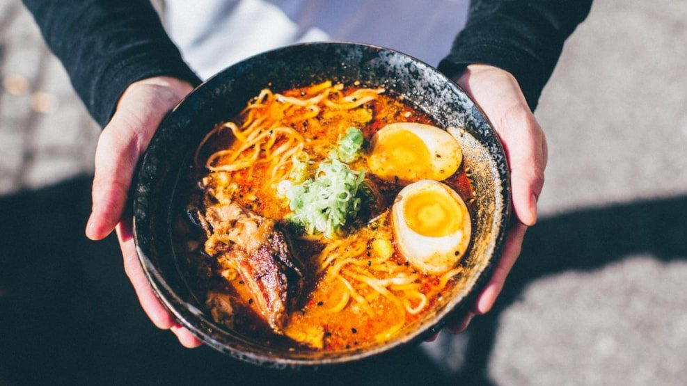 Ramen to Bíiru Vesterbro restaurant in Copenhagen, Denmark