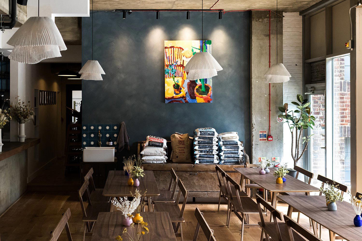 Pophams Bakery restaurant in London, United Kingdom