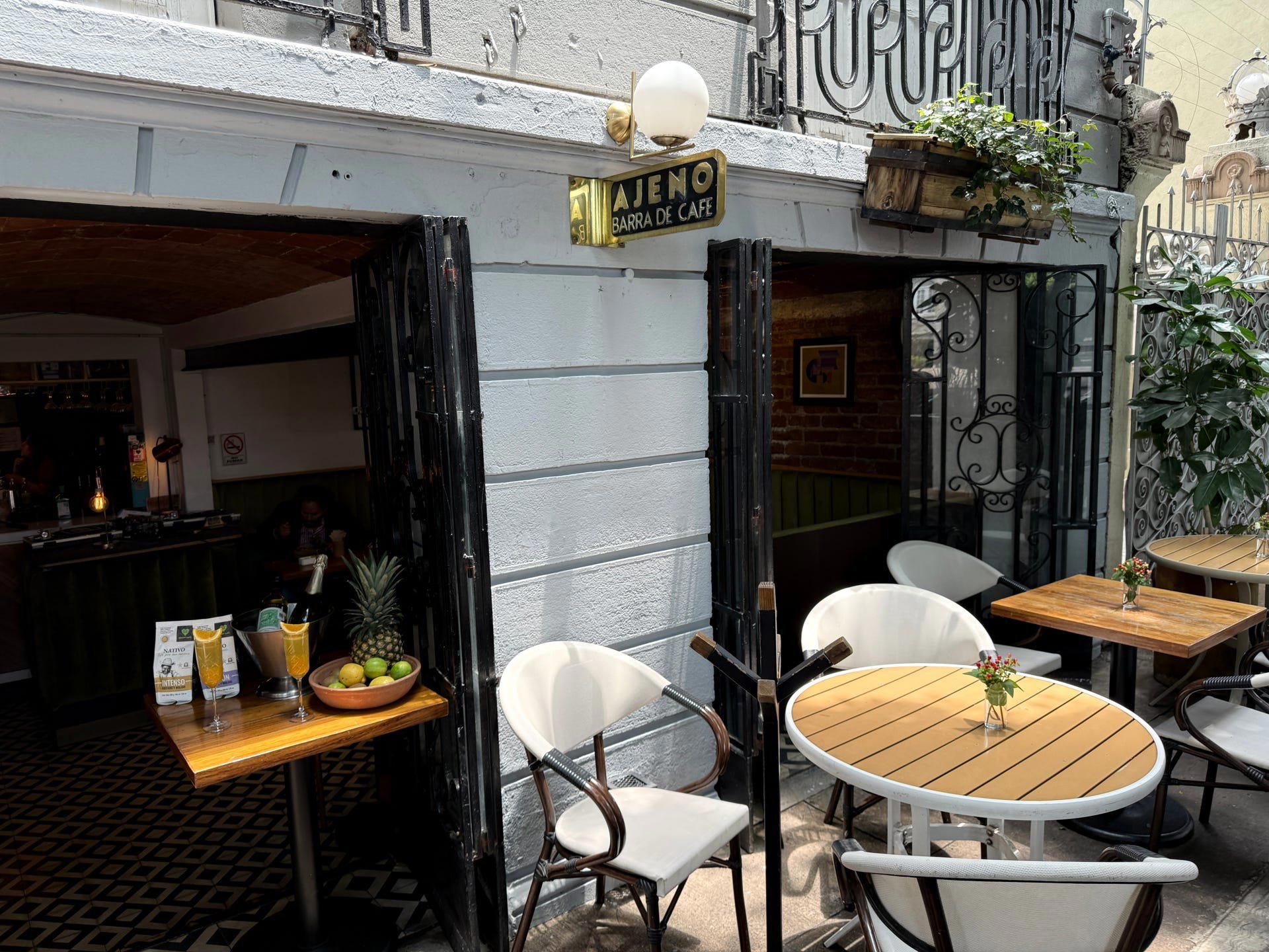 Ajeno restaurant in Mexico City, Mexico