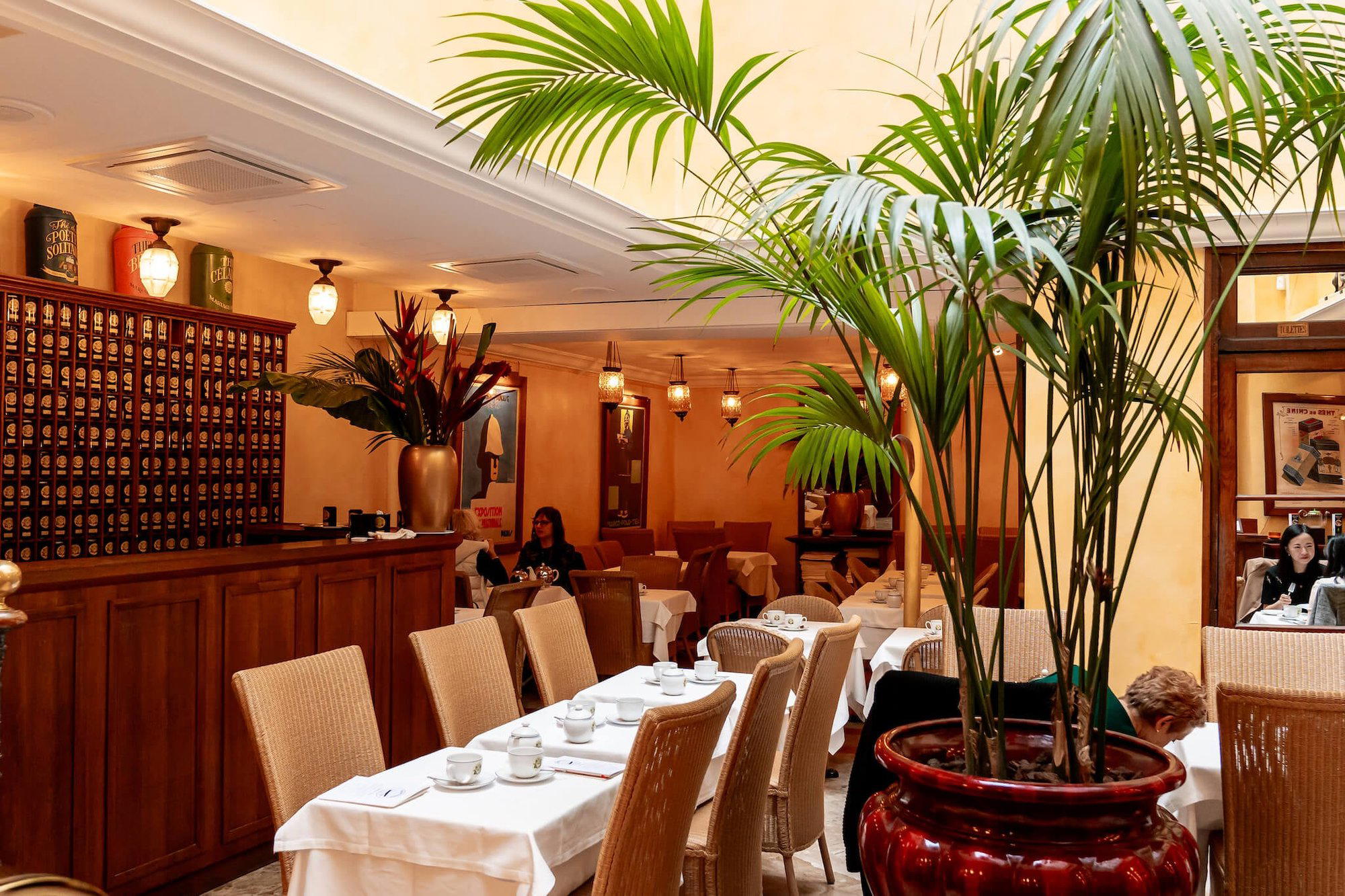 Mariage Frères restaurant in Paris, France