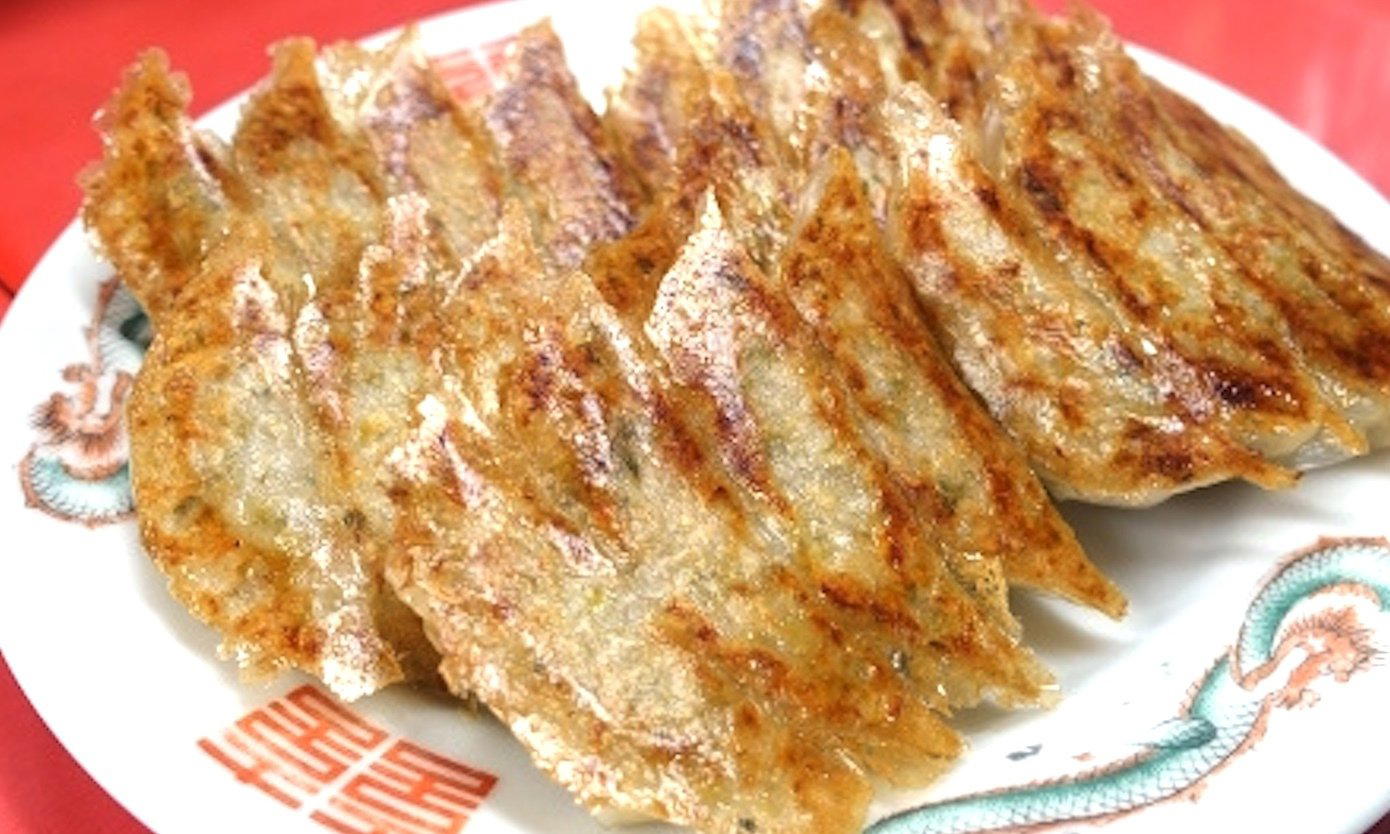 Marusho Gyoza restaurant in Osaka, Japan