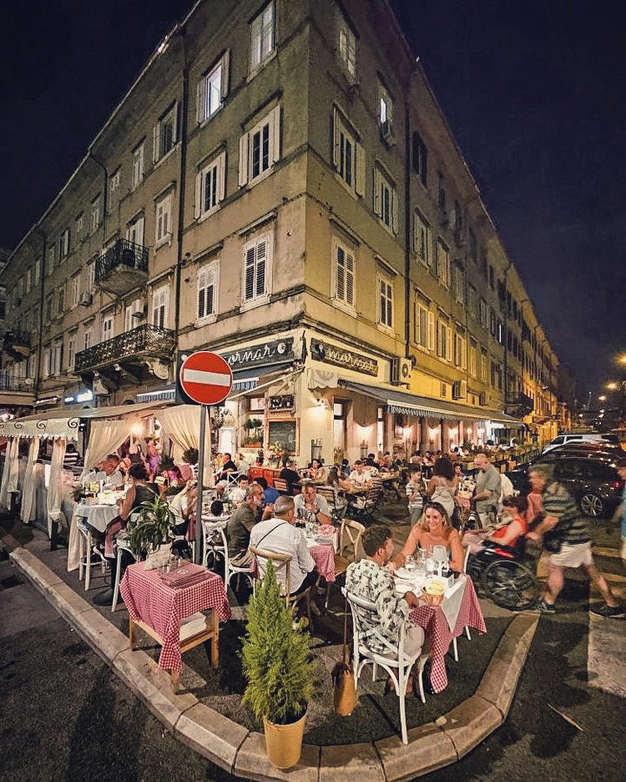 Mornar restaurant in Rijeka, Croatia