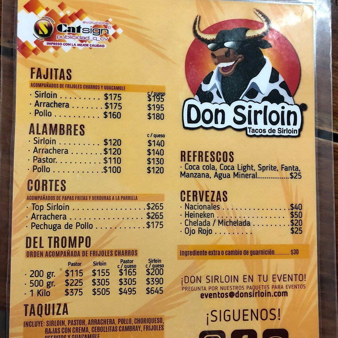 Don Sirloin, Restaurant in Playa del Carmen