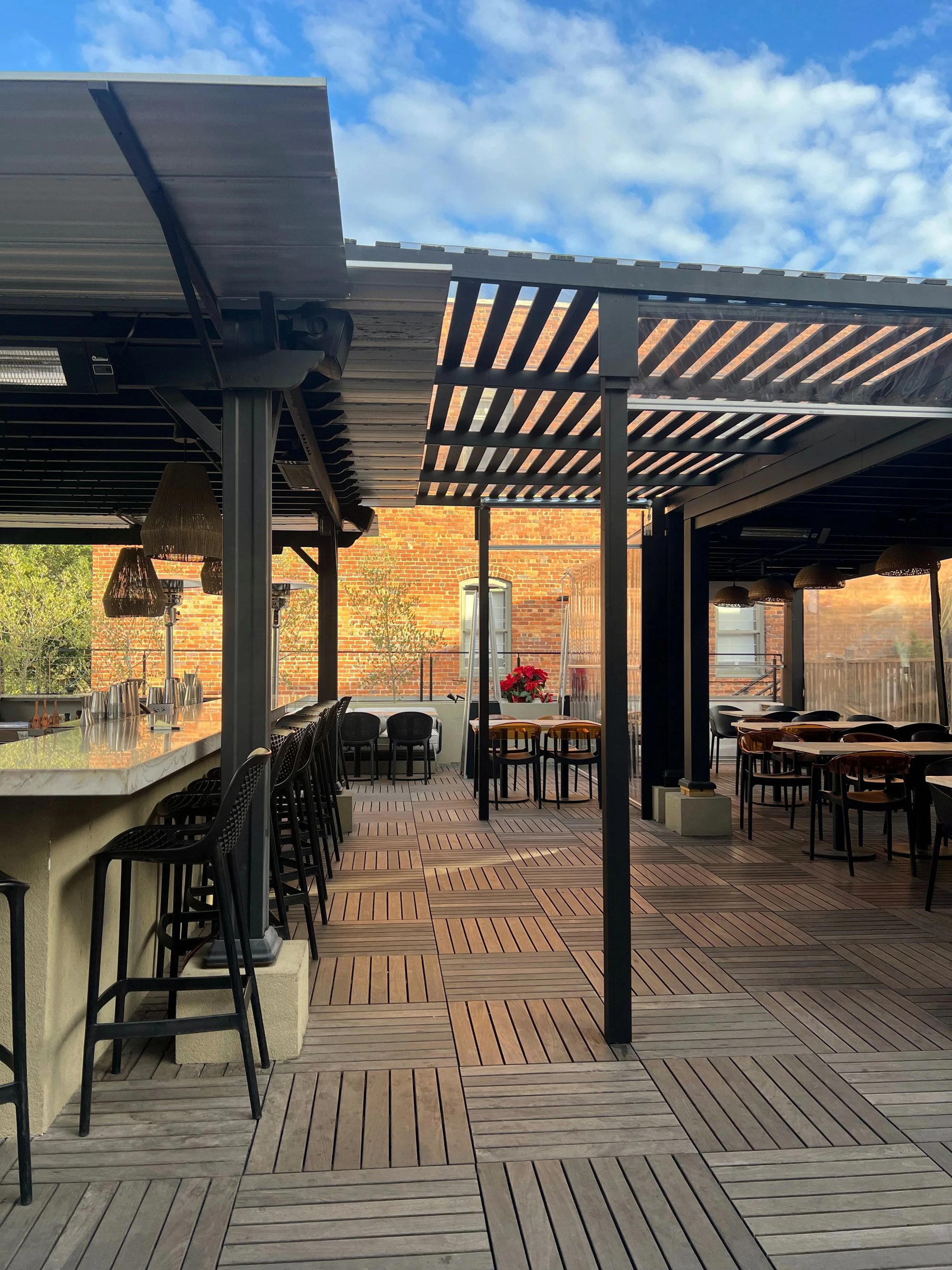 Vici Rooftop restaurant in Savannah, United States