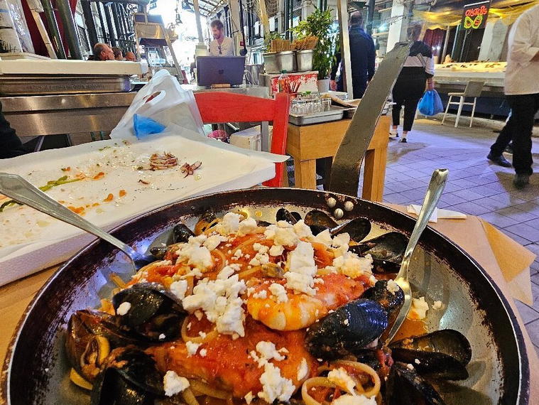Hasapika Central Market, Athens, Greece