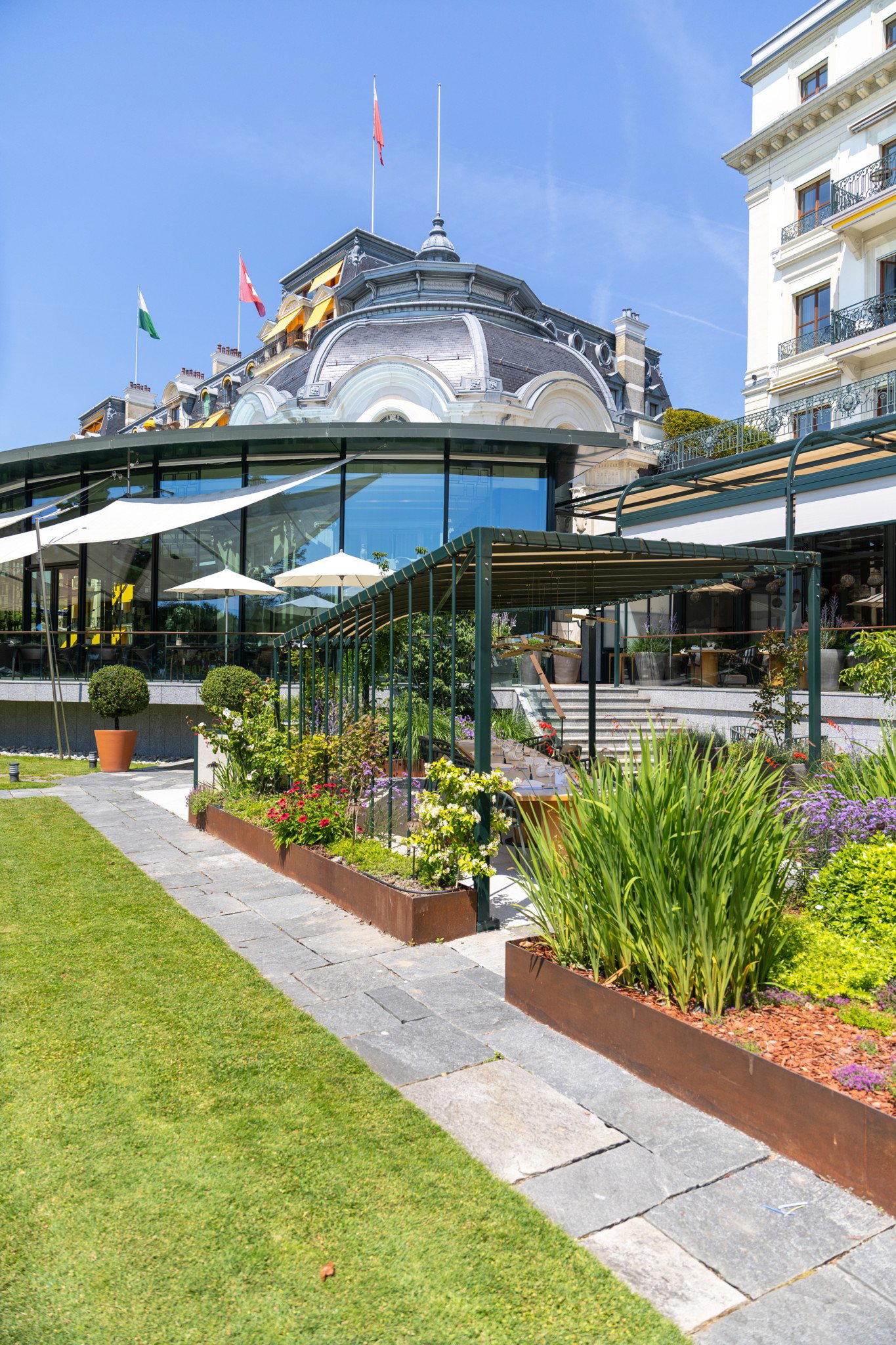 Anne-Sophie Pic restaurant in Lausanne, Switzerland