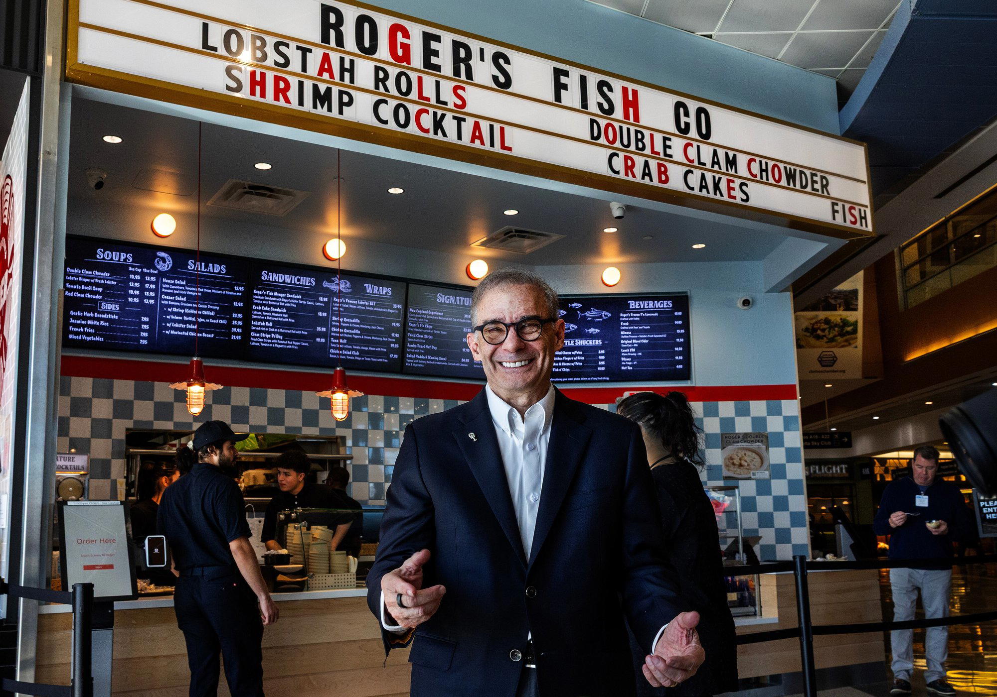 Roger’s Fish Co. restaurant in Boston, United States