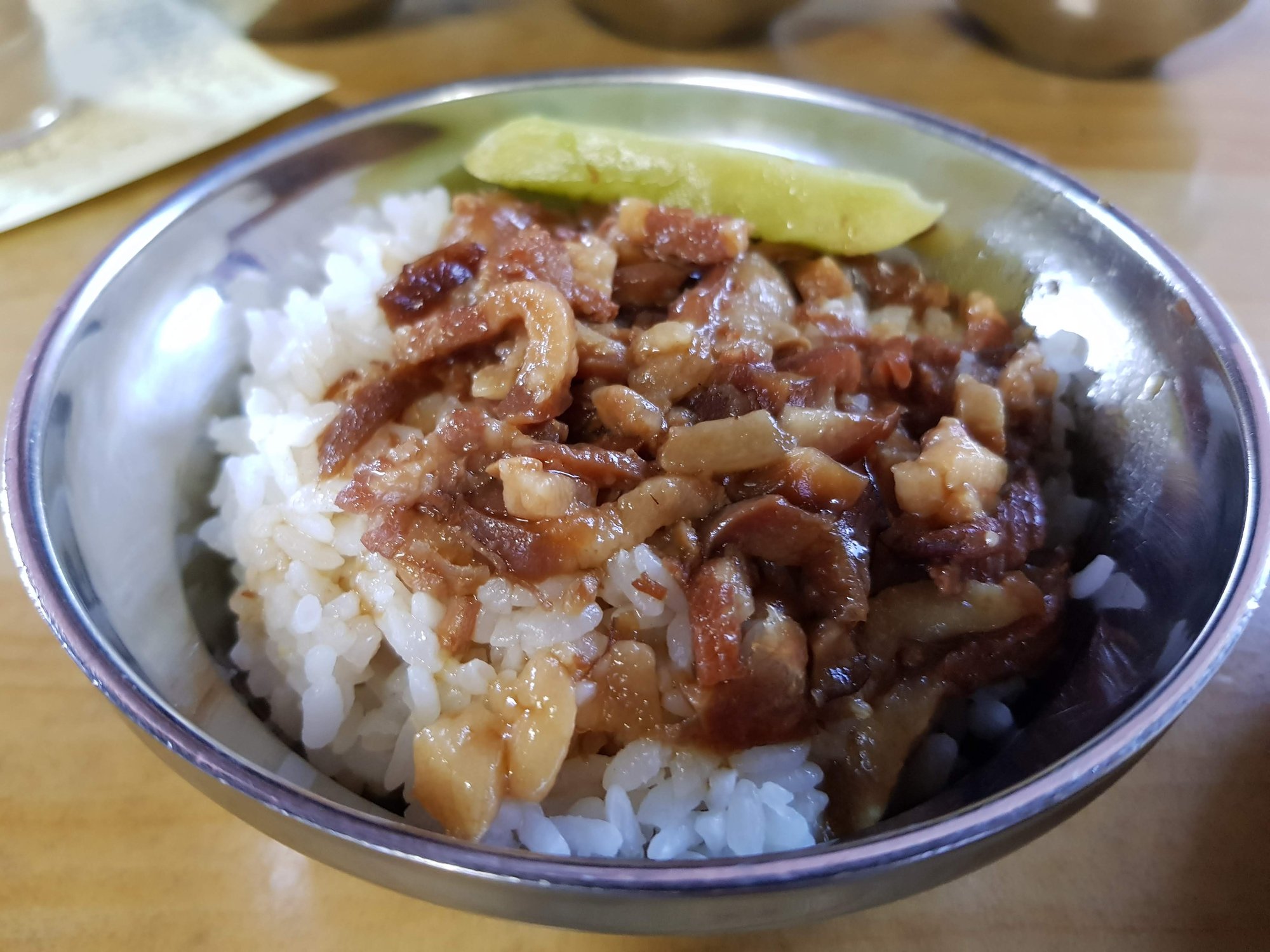 Jin Feng Braised Pork Rice restaurant in Taipei, Taiwan