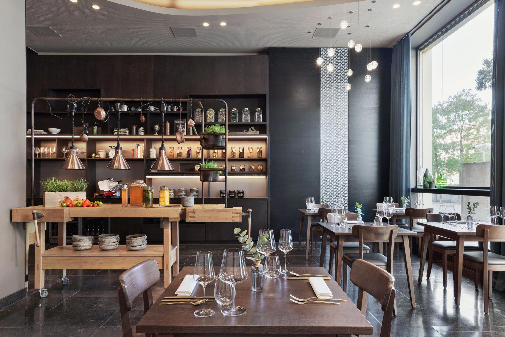 Atelier Five restaurant in Zürich, Switzerland